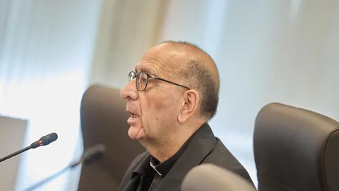 El cardenal arzobispo de Barcelona, Juan José Omella
