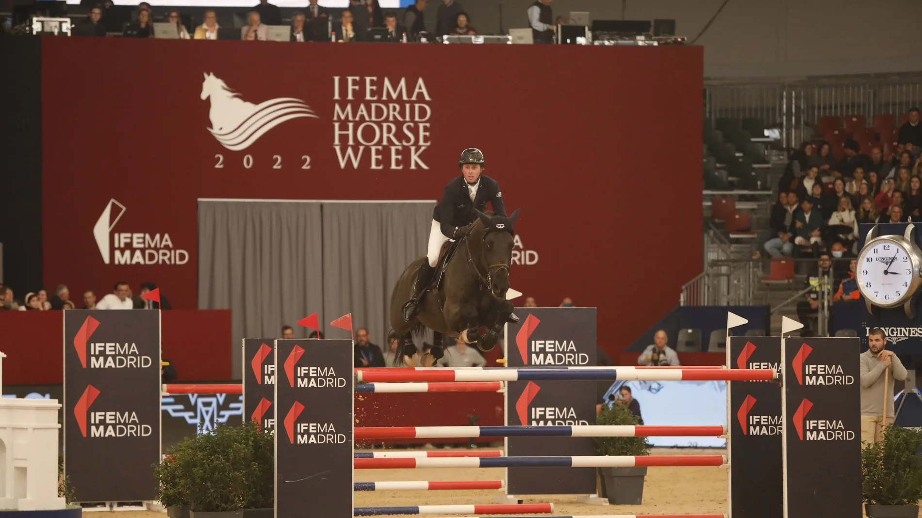 Ben Maher, en la pasada edición de la IFEMA Madrid Horse Week