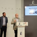 Pedro Antonio Ruiz Santos y Sergio Marín presentan la Ley de Presupuestos para la provincia