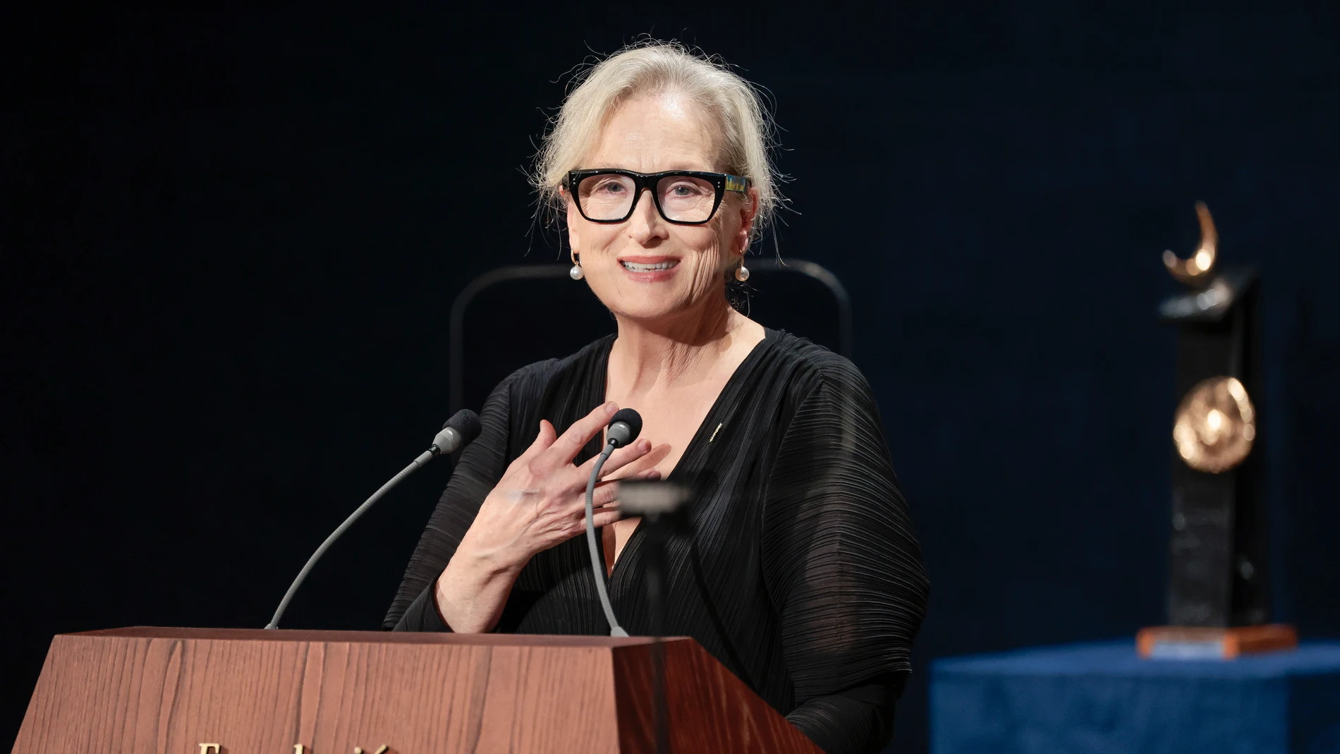Meryl Streep en su discurso en los Premios Princesa de Asturias 2023