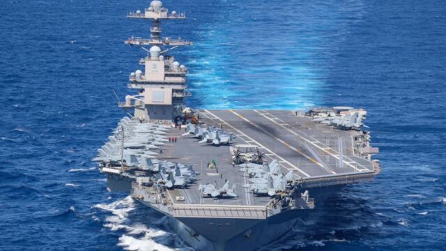 Imagen de archivo del USS Gerald Ford