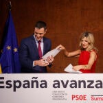 Acuerdo de gobierno entre Psoe y Sumar @Gonzalo Pérez Mata 