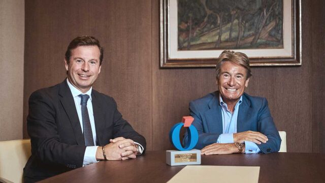 Juan Carlos Sanz-Viveros junto a Manuel Torreblanca, empresario y actual presidente de GlobalSist
