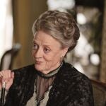 In this image released by PBS, Maggie Smith as the Dowager Countess is shown in a scene from the second season on "Downton Abbey." 