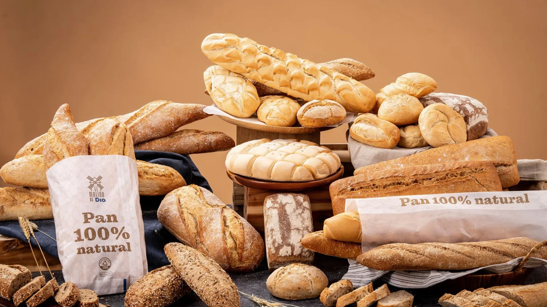 El nuevo pan de Dia dispone de un packaging sostenible, 100% pape