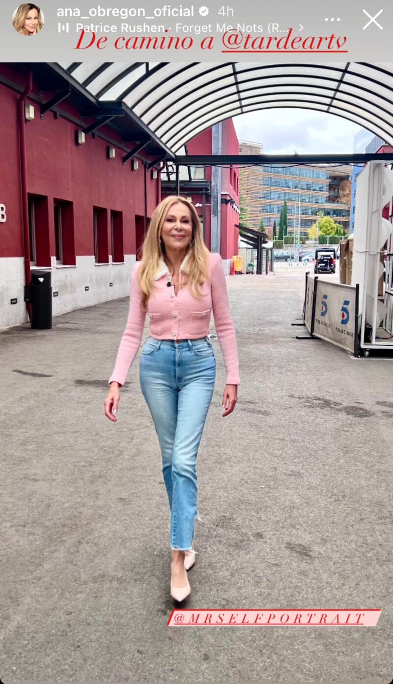 Ana Obregón con jeans.