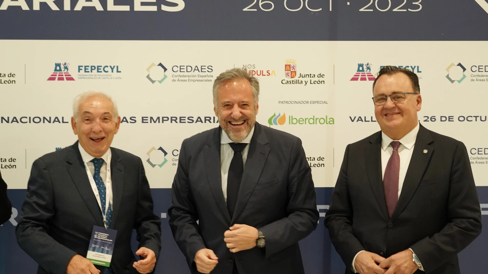 El presidente de las Cortes, Carlos Pollán, interviene en la inauguración del VI Congreso Nacional de Áreas Empresariales