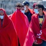Inmigrantes atendidos por Cruz Roja
