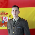 El sargento Raúl Molina Descalzo fallecido en el accidente de Langa de Duero