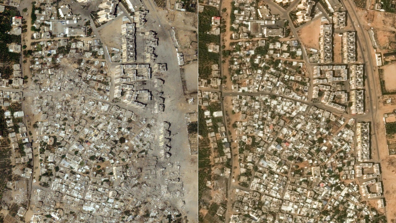 Las Imágenes Satelitales De La Destrucción En Gaza, Antes Y Después Del ...