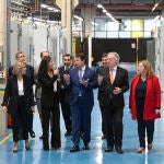 El presidente de la Junta de Castilla y León, Alfonso Fernández Mañueco, visita la sede de la empresa Antolín, su centro de I+D y Eurotrim