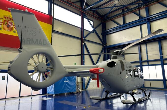 Primer helicóptero Airbus H135 “Nival” que recibió la Armada