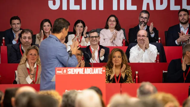 Pedro Sánchez durante su intervención en el comité federal del Psoe