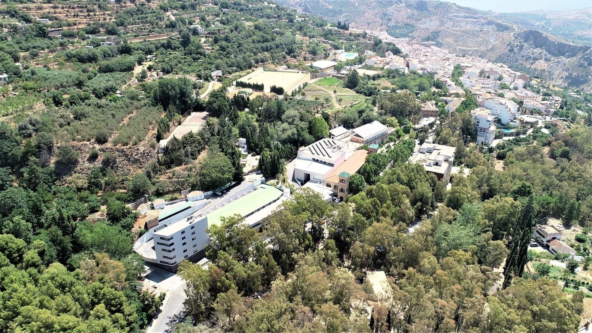 Vista aérea de Lanjarón (Granada)
