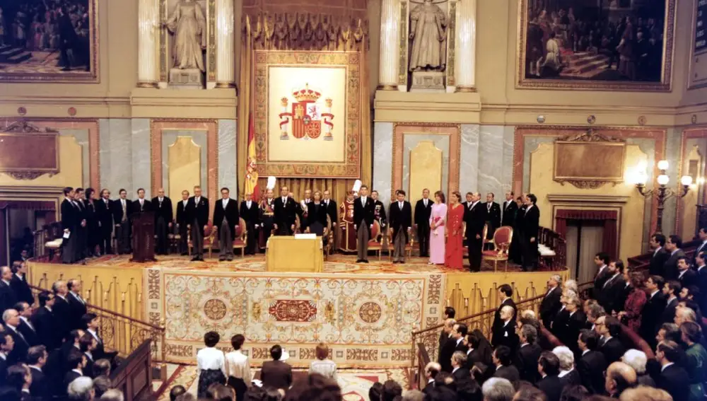 Jura de la Constitución de SAR el Príncipe Felipe en 1986