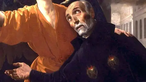Retrato de San Alonso Rodríeguez, patrono de los hermanos jesuitas