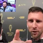 La bronca de Messi a Ibai Llanos tras ganar el Balón de Oro: &quot;...Hijo de puta&quot;
