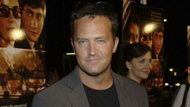 FILE - Actor Matthew Perry arrives at a benefit screening of "Moonlight Mile," Tuesday, Sept. 24, 2002, in Beverly Hills, Calif. Perry, who starred Chandler Bing in the hit series “Friends,” has died. He was 54. The Emmy-nominated actor was found dead of an apparent drowning at his Los Angeles home on Saturday, according to the Los Angeles Times and celebrity website TMZ, which was the first to report the news. Both outlets cited unnamed sources confirming Perryís death. His publicists and other representatives did not immediately return messages seeking comment. (AP Photo/Chris Weeks, File)