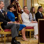 La princesa de Asturias, Leonor de Borbón, jura la Constitución en presencia de las Cortes reunidas en el Cong
