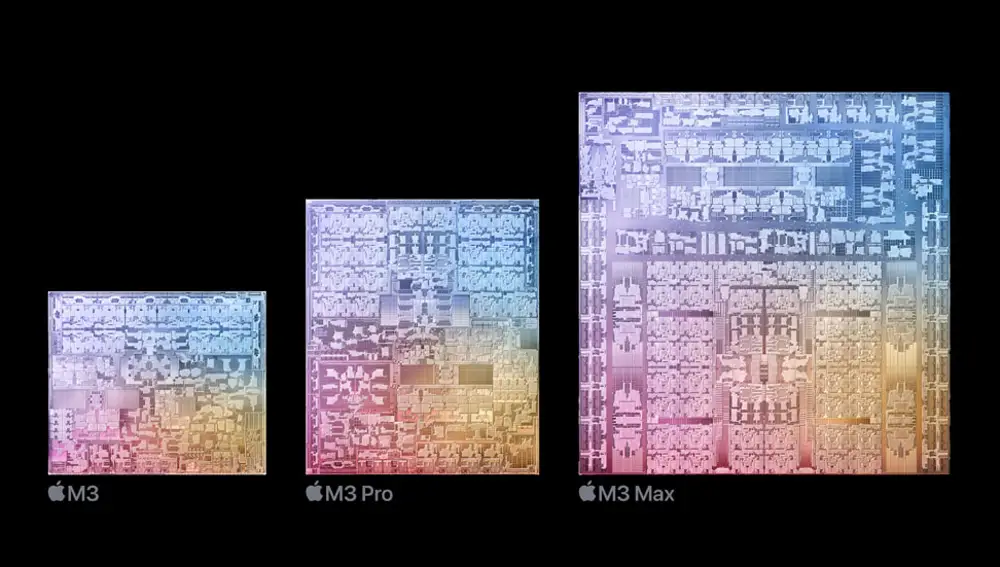 Variantes del chip M3.