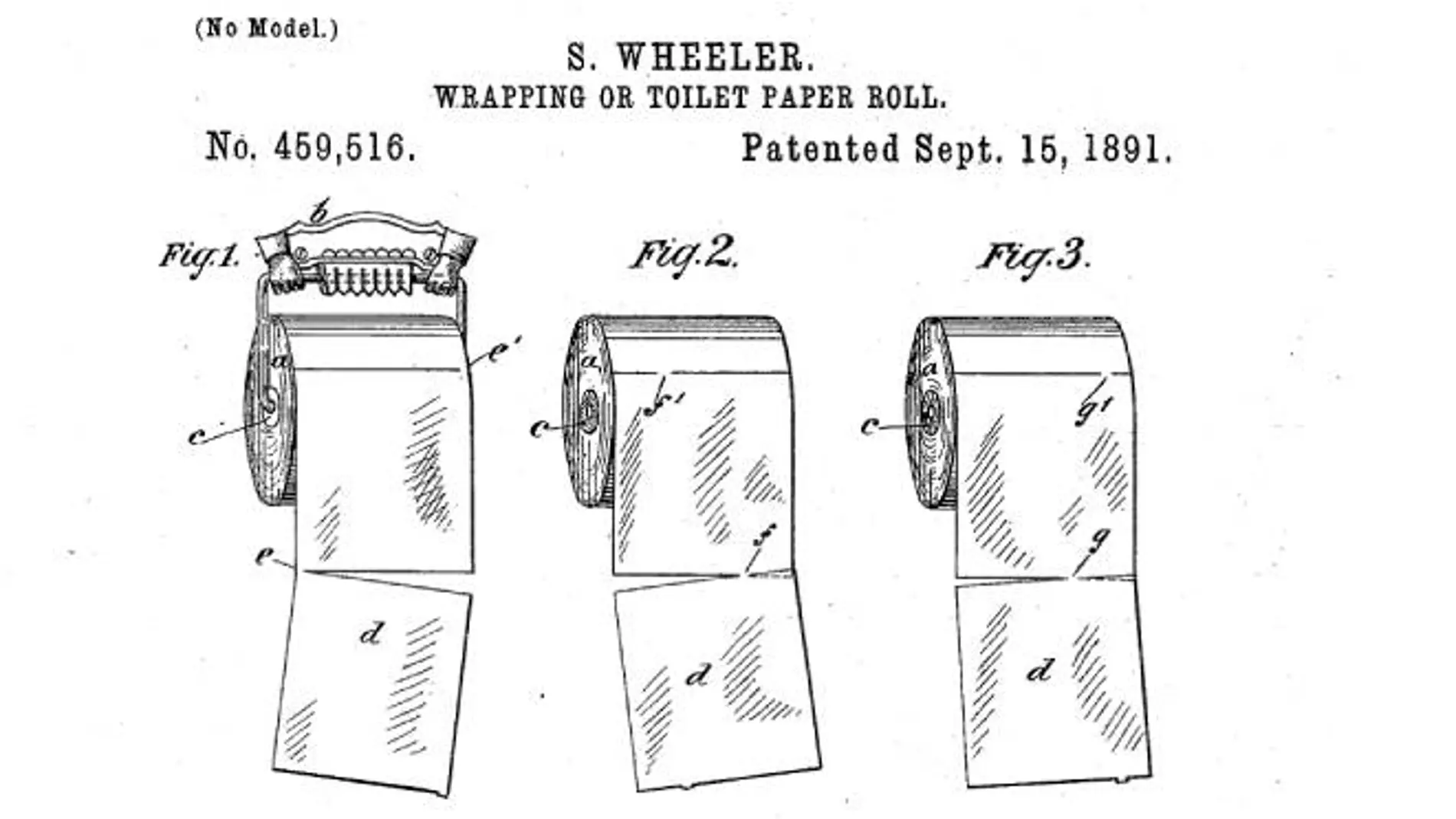 Esta es la forma correcta de colocar el rollo de papel higiénico según la patente original de 1891.