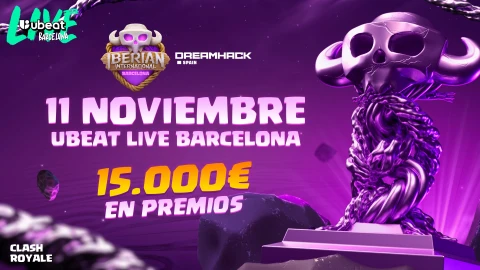 ubeat LIVE Barcelona acogerá una parada del Iberian International de Clash Royale