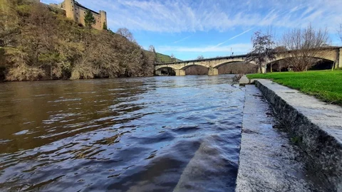 Río Tera en Puebla de Sanabria (Zamora)