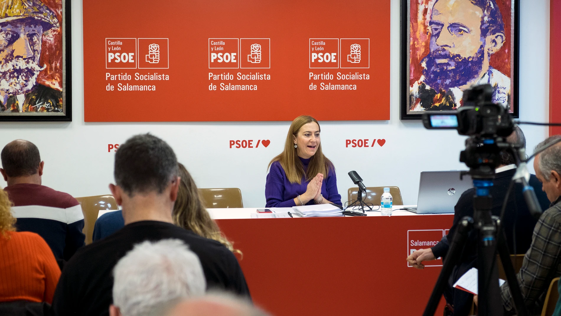 La vicesecretaria general del PSOECyL, Virginia Barcones, participa en los cursos de formación