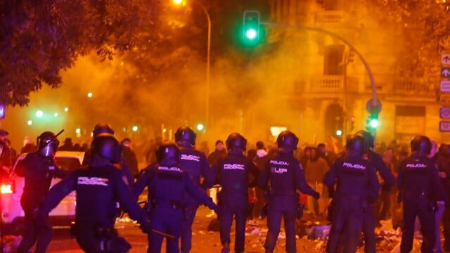 Protestas contra los la amnistía en Madrid