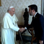 El Papa recibe a Aragonés en El Vaticano