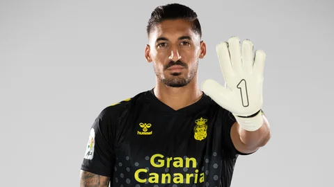 Alvaro Vallés, portero de la Unión Deportiva Las Palmas