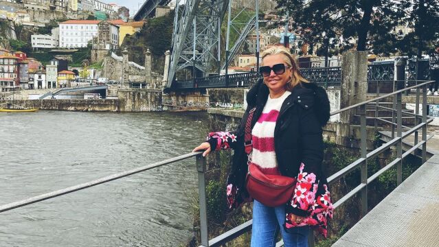 El look de Belén Esteban en Oporto.