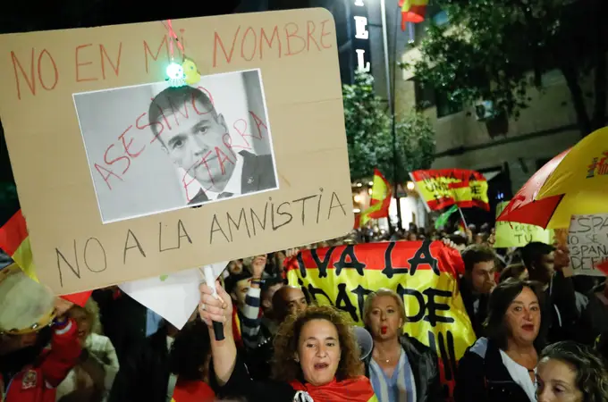 Nuevas protestas en Murcia contra la amnistía de Pedro Sánchez: 