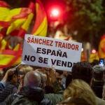 Protesta contra la ley de amnistía en Murcia