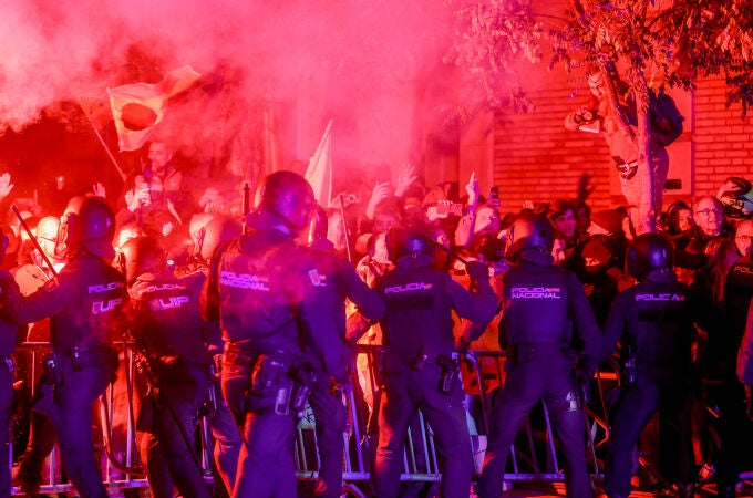 Concentración en Ferraz contra la ley de la amnistía