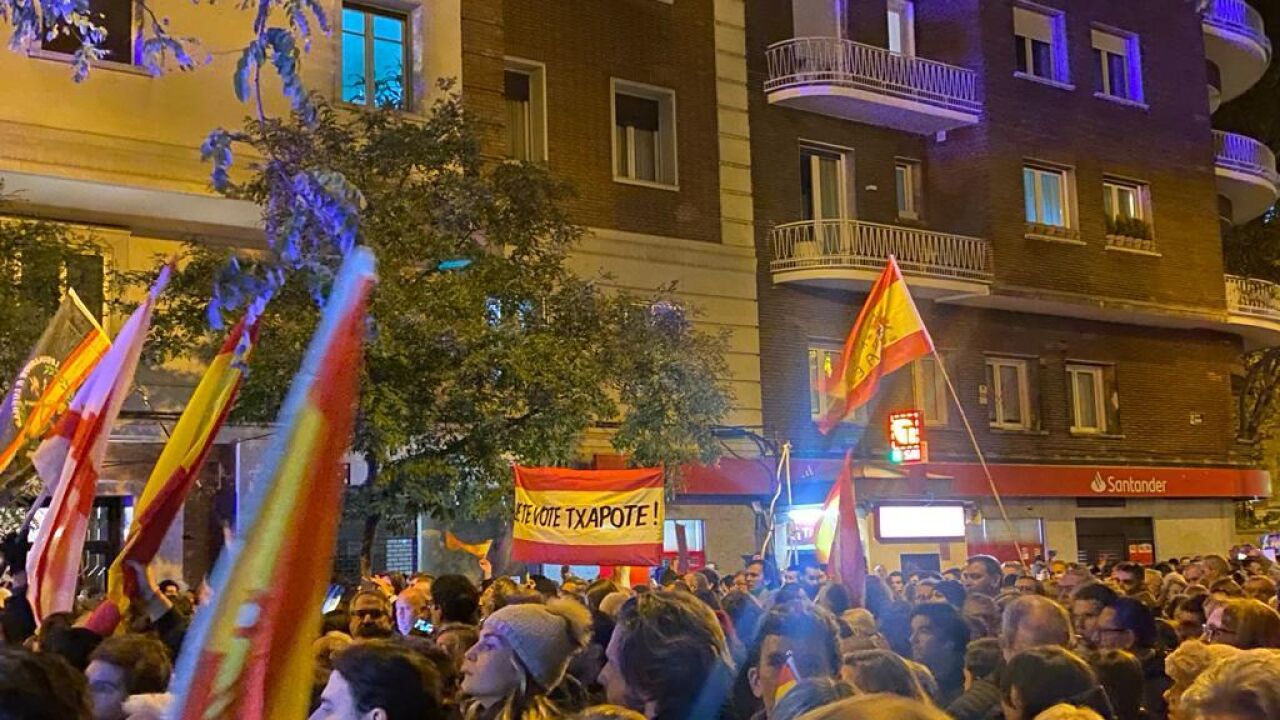 Las manifestaciones en toda España contra la amnistía de Sánchez en ...