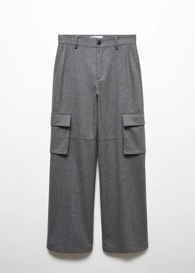 Pantalón cargo lana