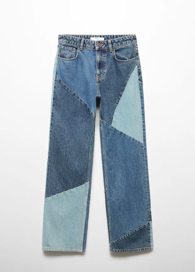 Jeanas rectos patchwork