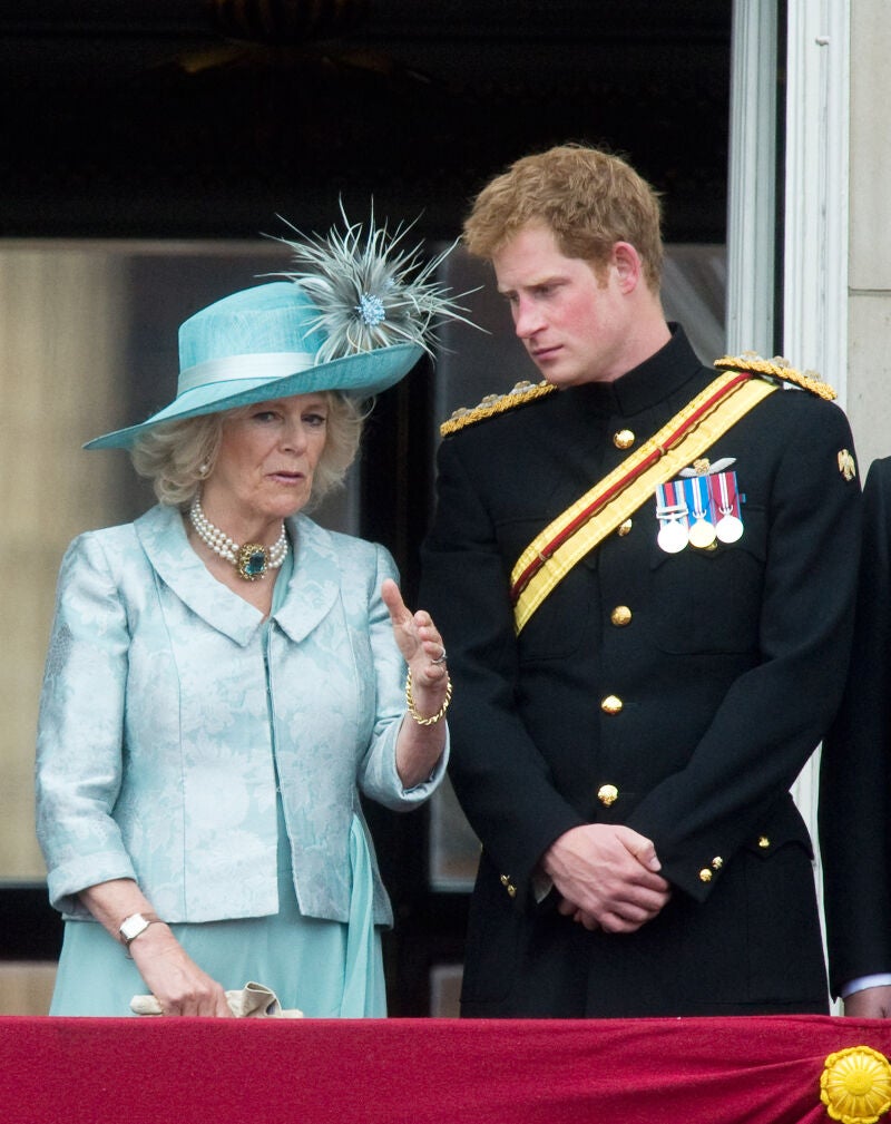 Camilla y Harry en una de las pocas imágenes que tienen juntos, en 2012