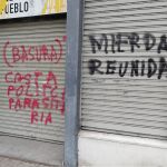 La Casa del Pueblo de Burgos amanece con pintadas contra el PSOE por la amnistía