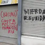 La Casa del Pueblo de Burgos amanece con pintadas contra el PSOE por la amnistía
