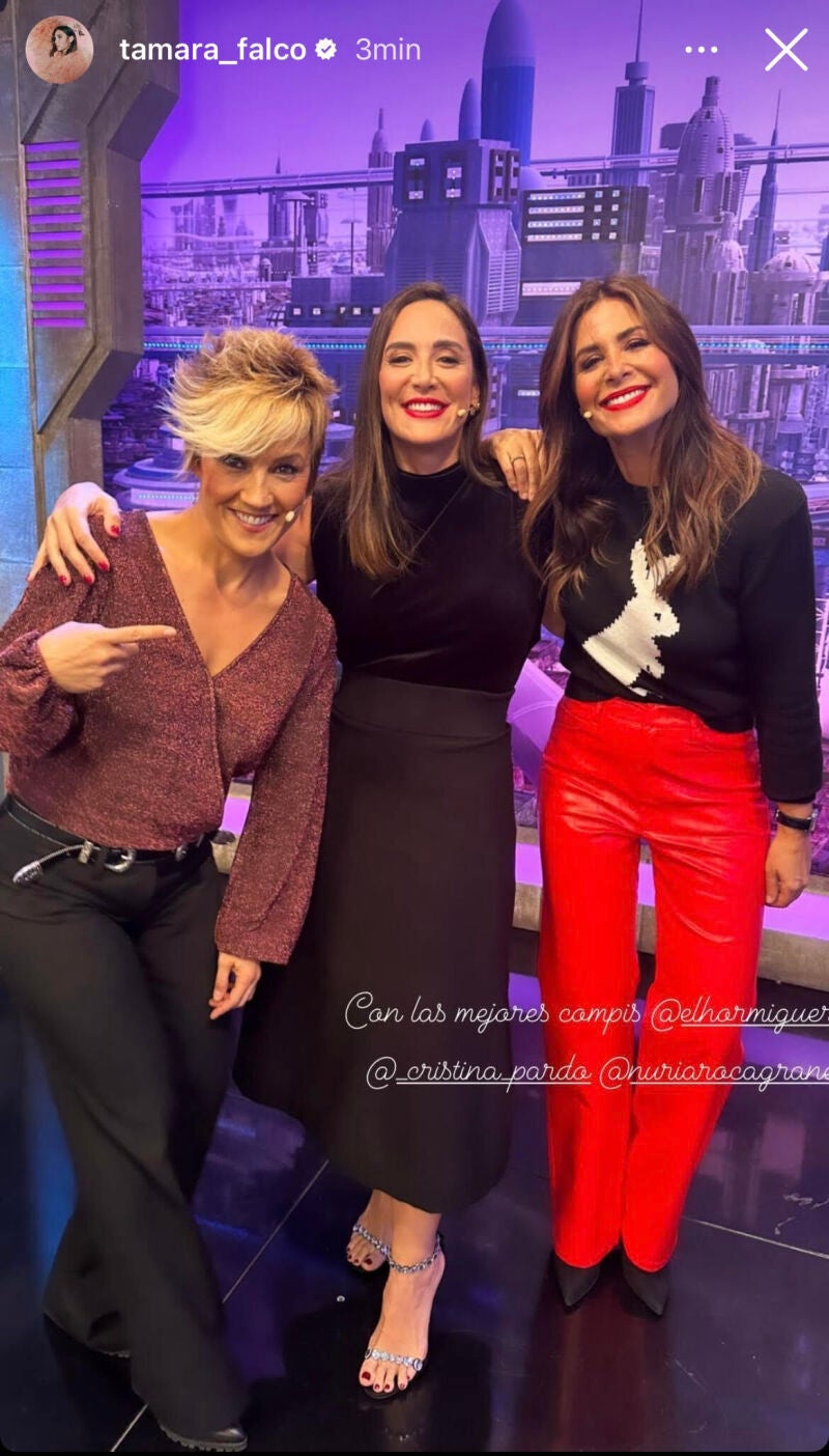 Tamara Falcó en 'El Hormiguero'.