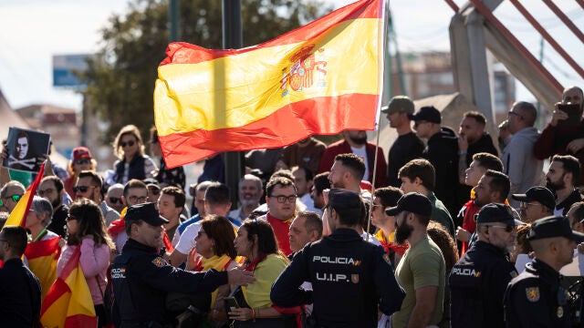 Protesta contra Pedro Sánchez