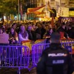 Novena jornada de protestas en Ferraz por la amnistía