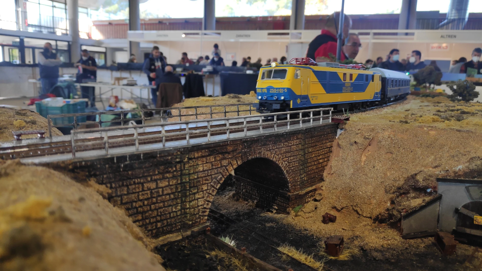 El Pabellón Convenciones del Recinto Ferial Casa de Campo acoge este fin de semana la Exposición nacional de modelismo ferroviario (Expomodeltren).EXPOMODELTREN07/11/2023