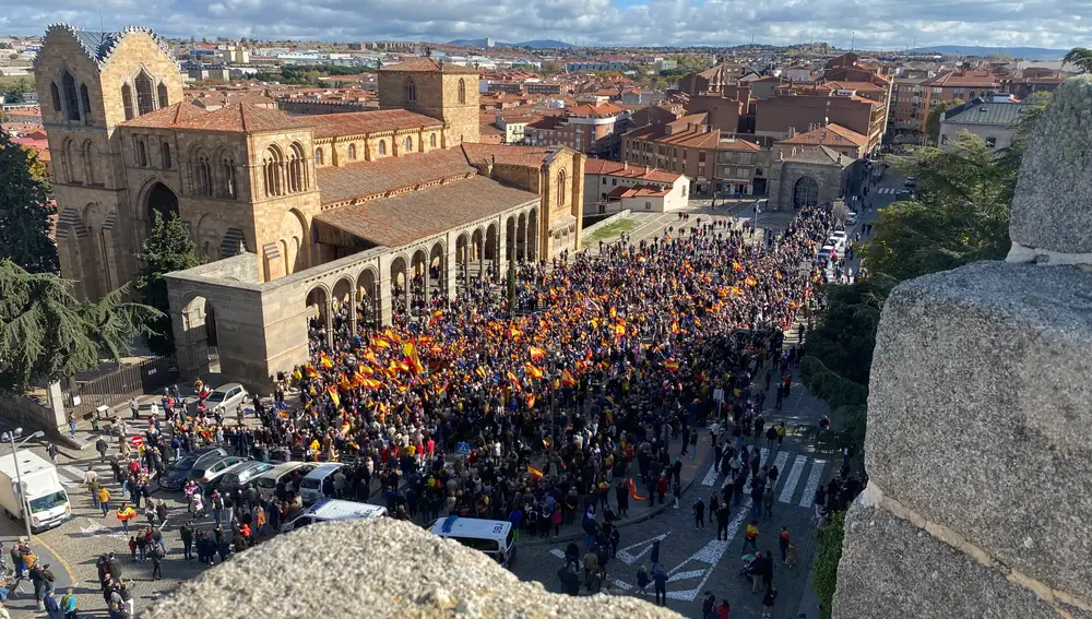 Manifestación en Ávila
