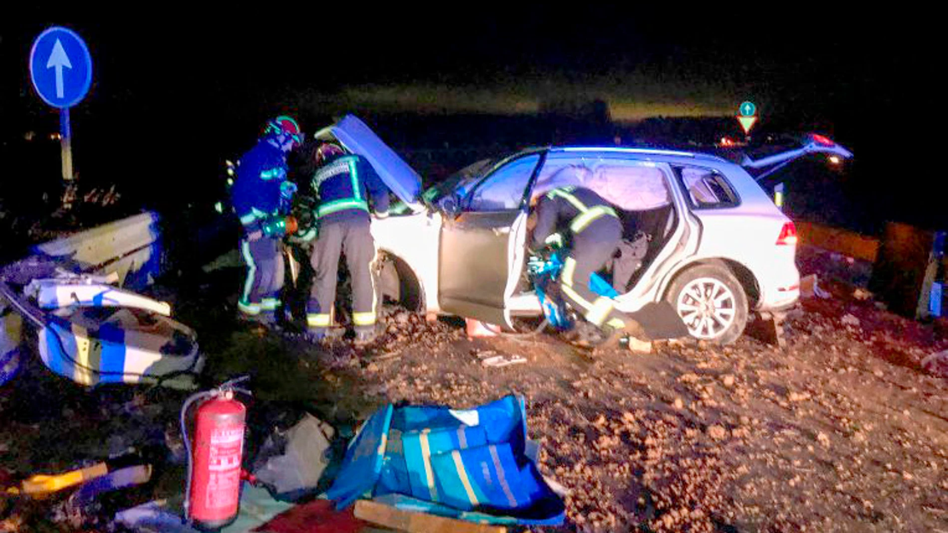 Imagen del accidente ocurrido en la provincia leonesa
