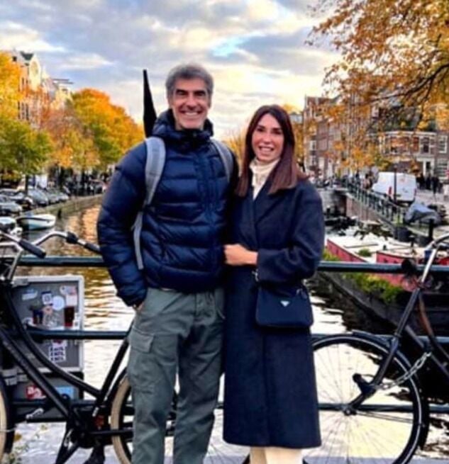 Jorge Fernández y Nora Aristegui en Ámsterdam
