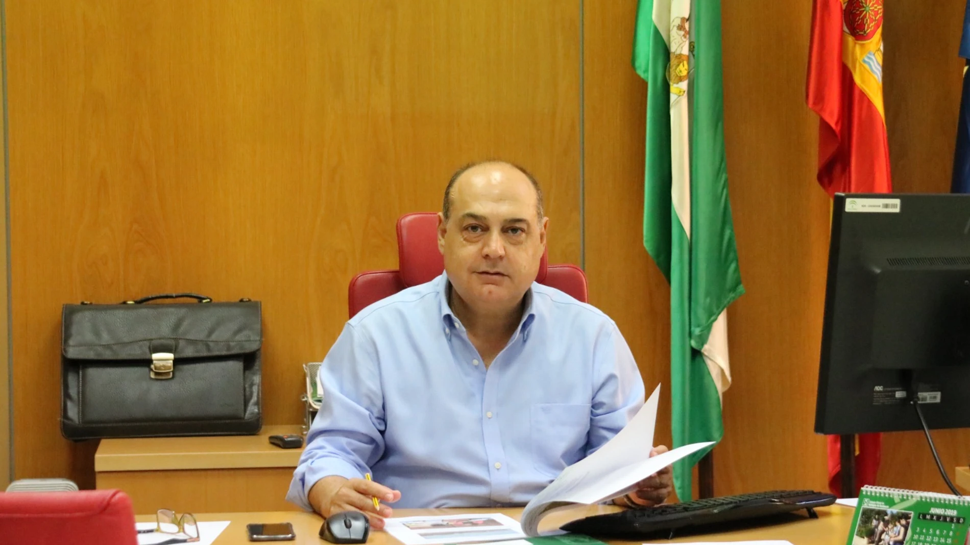El director de Pesca de la Junta de Andalucía, José Manuel Martínez Malia