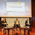Eloísa del Pino, Eva Alcón y Ángel Rivera